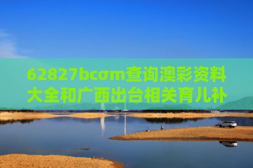 62827bcσm查询澳彩资料大全和广西出台相关育儿补贴政策？假与广西育婴师享受政府补贴