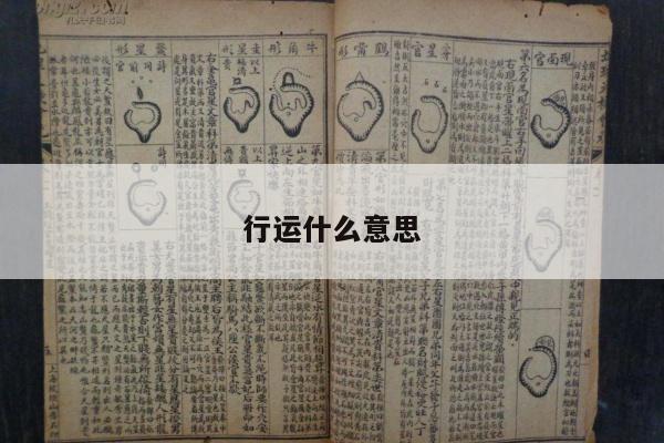 行运什么意思