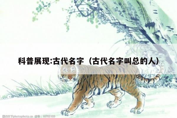 科普展现:古代名字（古代名字叫总的人）